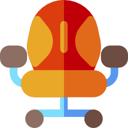 Desk chair icon