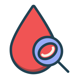 Blood test icon