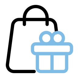 Gift bag icon