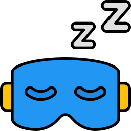 maschera per dormire icona