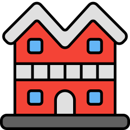 casa multifamiliar icono