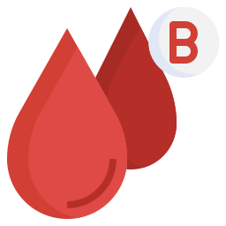 bloedgroep b icoon