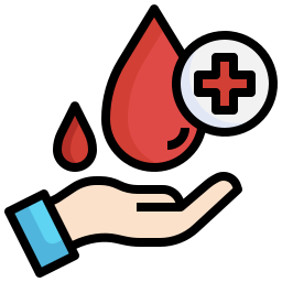 Blood donation icon