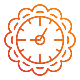 Wall clock icon