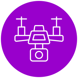 Smart drone icon