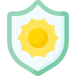 proteccion solar icono