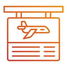 Flight information icon