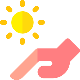 zonnebrand icoon
