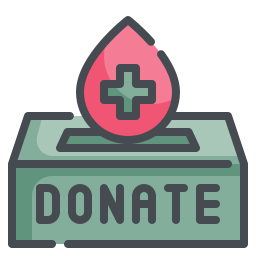 Blood donation icon