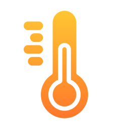 lettura della temperatura icona