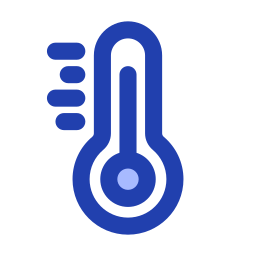 Hot temperature icon