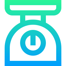 Weighing scale icon