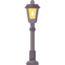 Street lamp icon