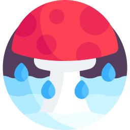 paddenstoelen douche icoon