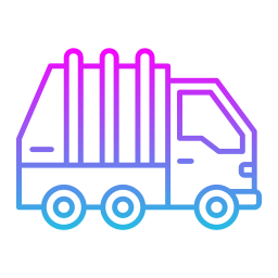 Garbage truck icon