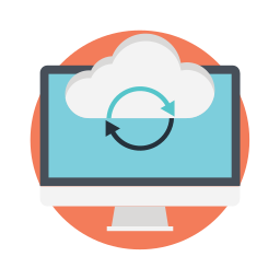 Cloud sync icon