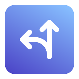 Turn left icon