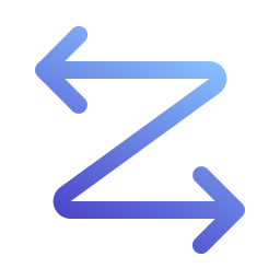 zickzack-pfeil icon