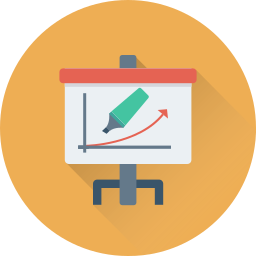 Business presentation icon