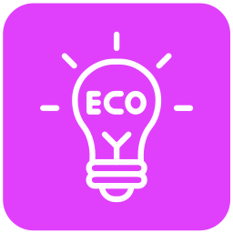 Eco light icon