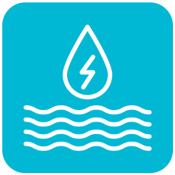 l'énergie de l'eau Icône