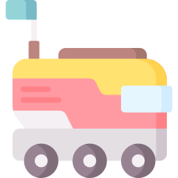 Delivery robot icon