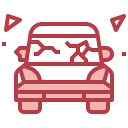 Broken car icon
