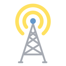 Communication tower icon