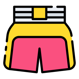 pantalones cortos de boxeo icono