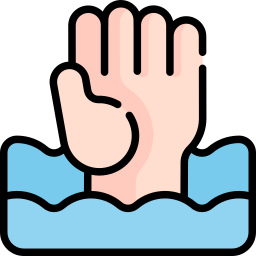 Drowning icon