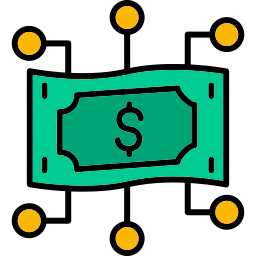 Digital money icon