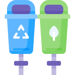 Trash bin icon