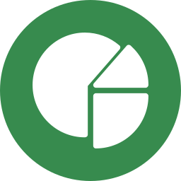 gráfico circular icono