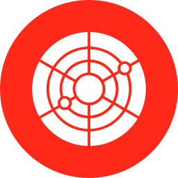 gráfico circular icono