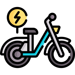 Electric bike icon