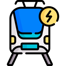 Electric train icon