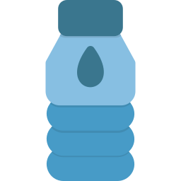 frasco de agua icono