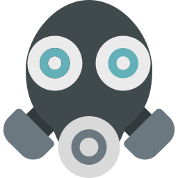 masque à gaz Icône