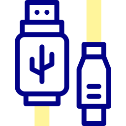 conector usb icono