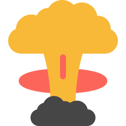 explosion nucléaire Icône
