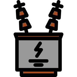 Power transformer icon