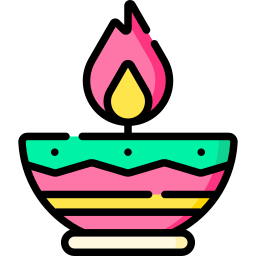 Oil lamp icon