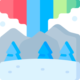 aurora boreale icona