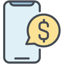 Mobile banking icon