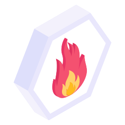 vlam teken icoon