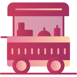 Food cart icon