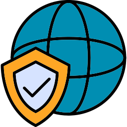 protección mundial icono