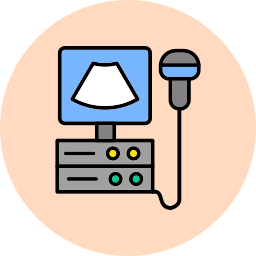 Ultrasound machine icon