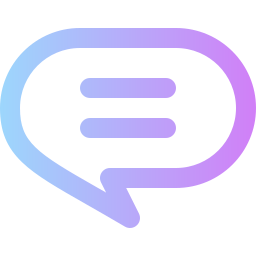 Speech bubble icon