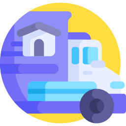 Moving truck icon